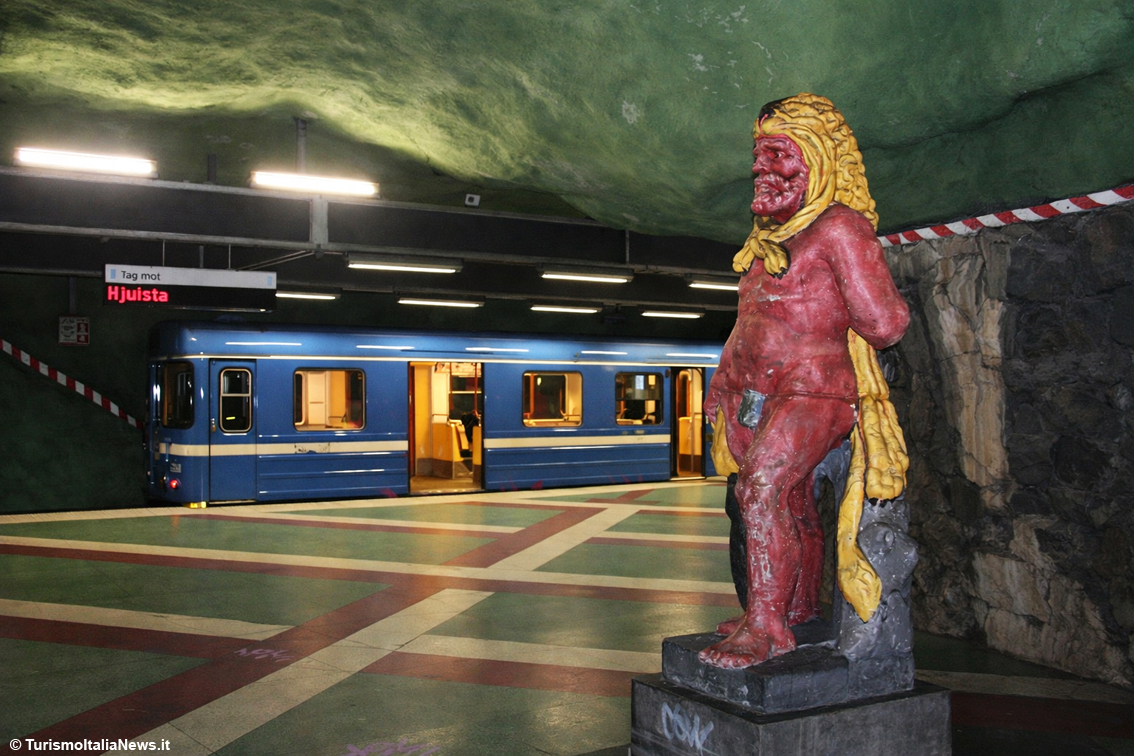 Stoccolma, le opere d’arte viaggiano in metrò: un museo underground