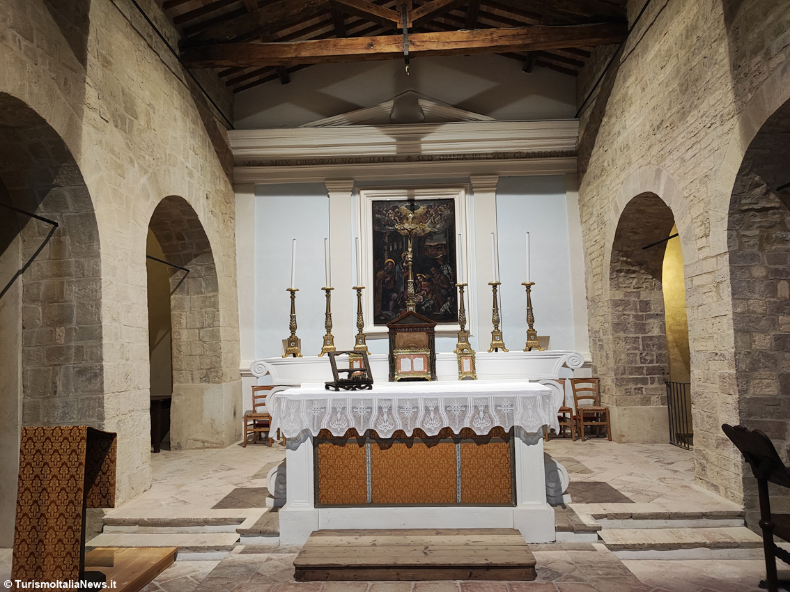Umbria, a Collazzone tra Jacopone da Todi e Thadea d’Asburgo: l’antico borgo si racconta nell’Abbazia di San Lorenzo