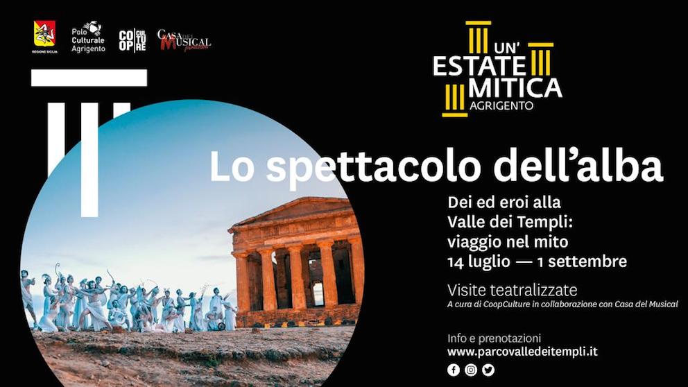 Lo spettacolo dell'alba: dei ed eroi alla Valle dei Templi: viaggio nel mito con visite teatralizzate (foto Parco Archeologico Valle dei Templi di Agrigento)