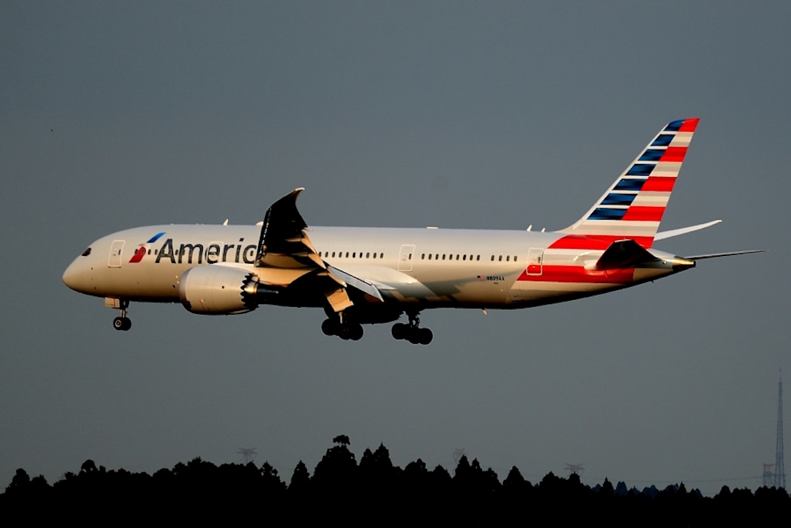 American Airlines, il Boeing Dreamliner della compagnia