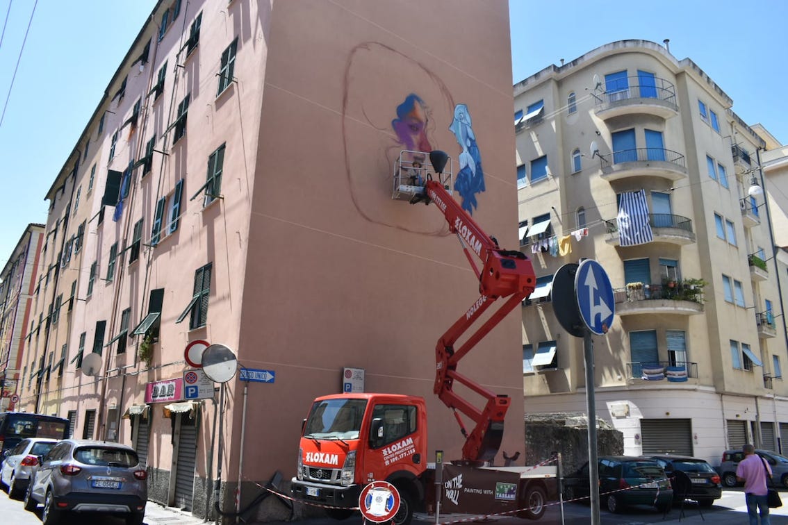 Arte urbana per la rigenerazione del territorio a Genova: “On The Wall” è il project per Certosa sul tema della gioia
