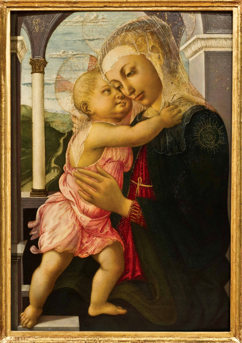 La Madonna Della Loggia opera di Sandro Botticelli (©Gabinetto fotografico delle Gallerie degli Uffizi)