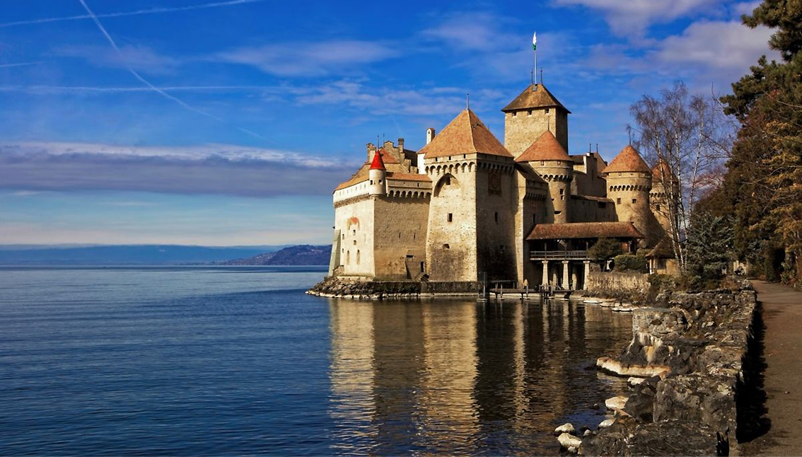 Il Castello di Chillon (foto Montreux-Vevey Tourisme)