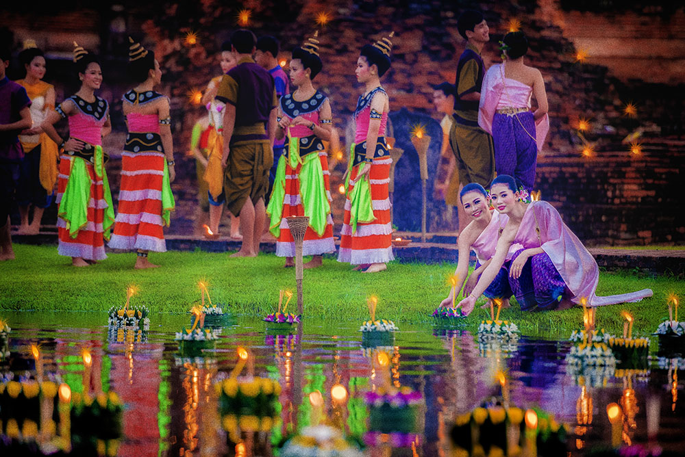 Sukhothai Loi Krathong e Candle Festival (foto Tat)