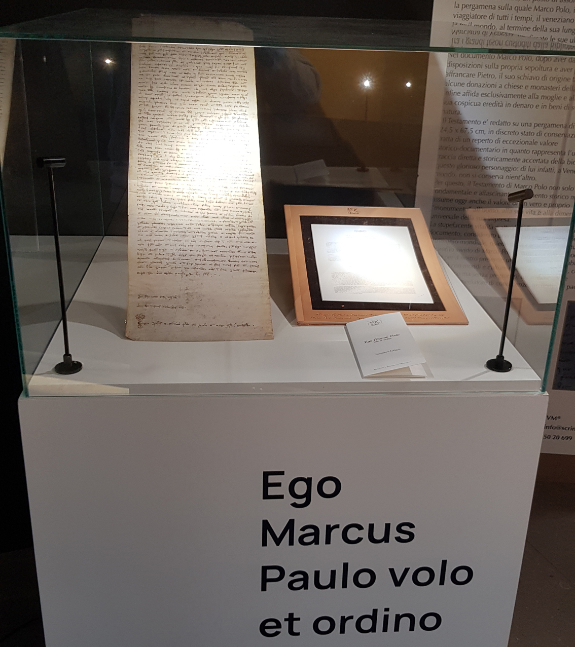 Il testamento segreto di Marco Polo esposto per la prima volta a Trieste: sulla Via della Seta con Scrinium (foto Scrinium)