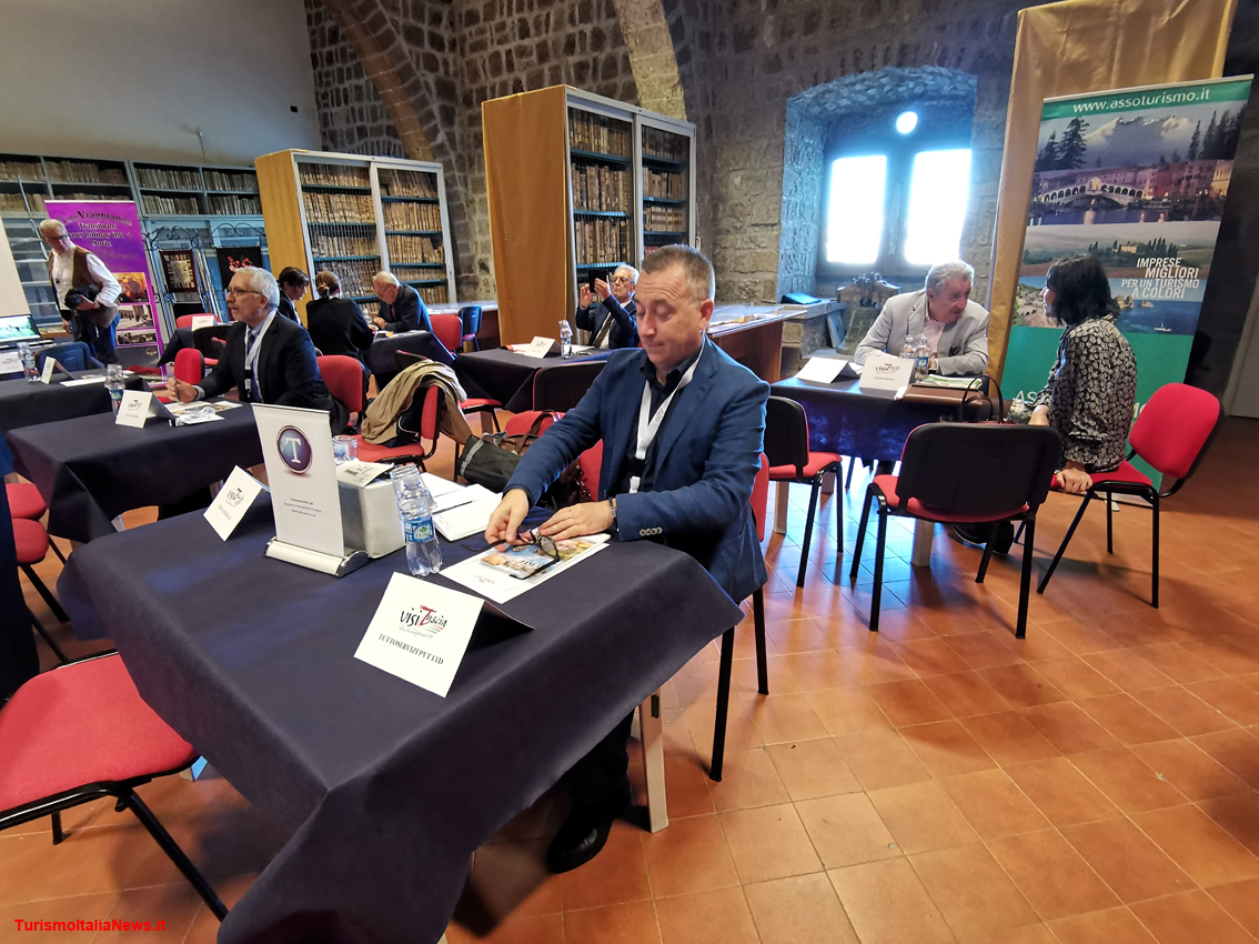 Una fase del workshop di VisiTuscia 2019 a Viterbo