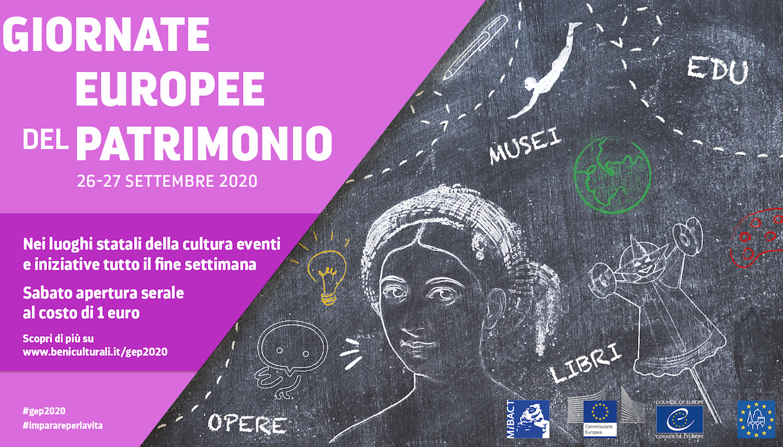 Giornate Europee del Patrimonio 2020: nel fine settimana del 26 e 27 settembre eventi in musei, parchi archeologici e luoghi della cultura