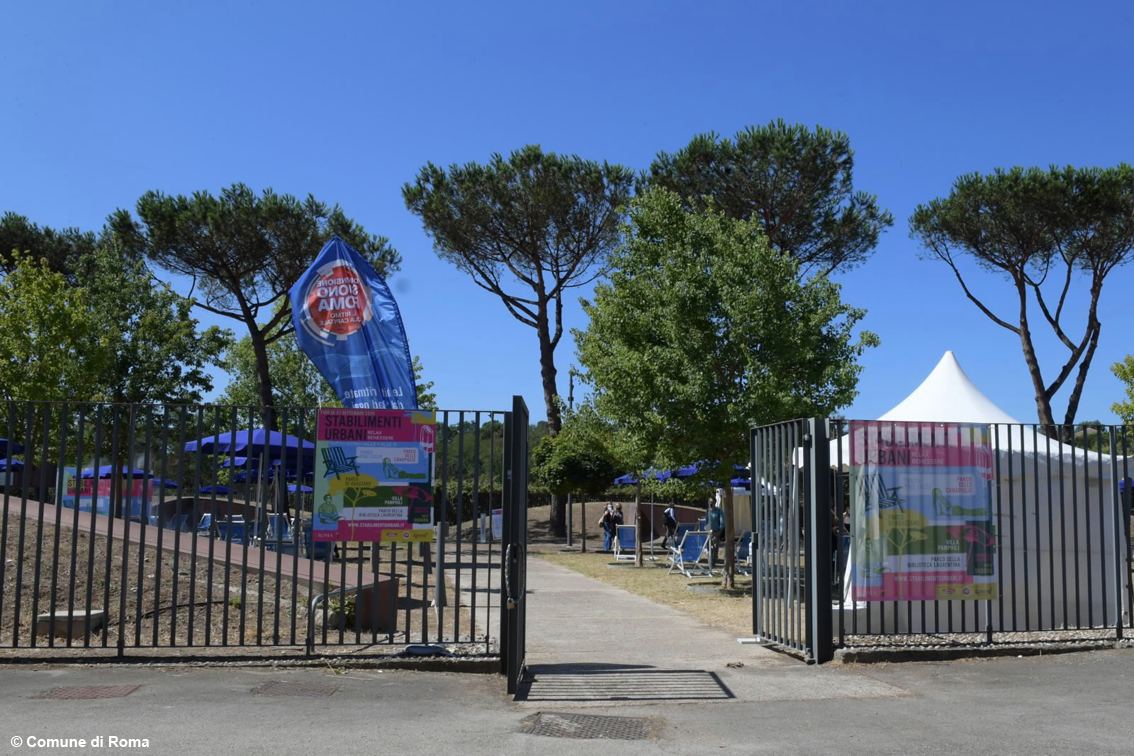 Fino al 27 settembre sono a disposizione di cittadini e turisti gli “stabilimenti urbani” a Roma