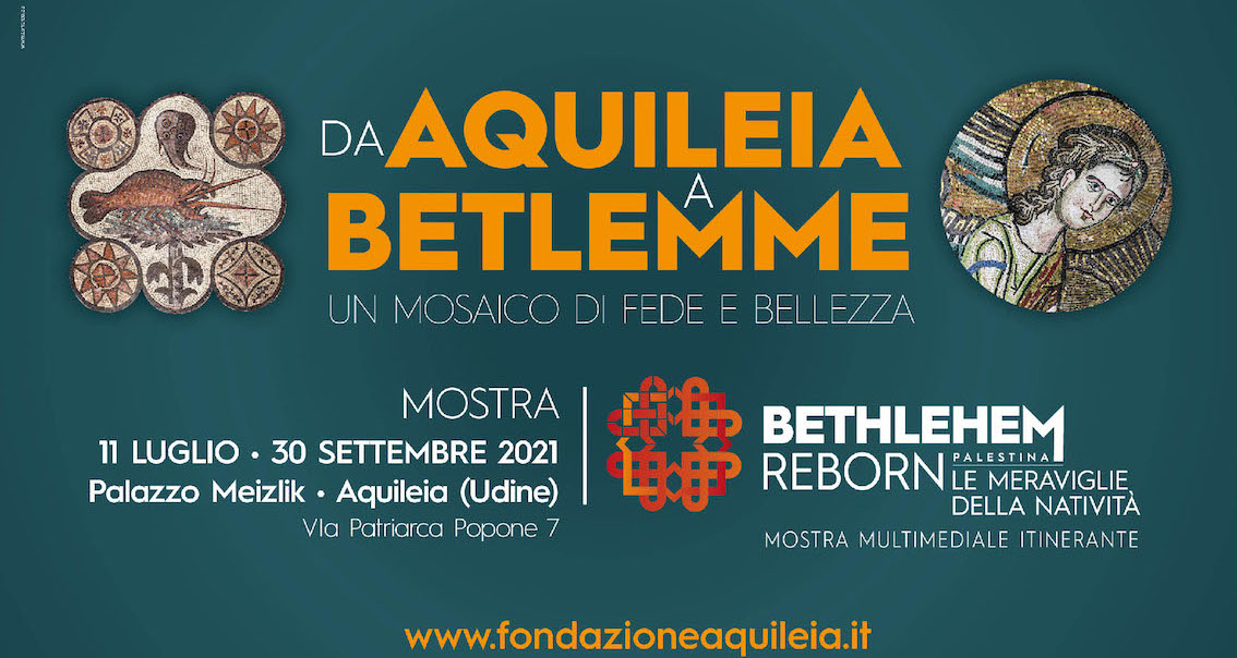 Da Aquileia a Betlemme, un mosaico di fede e bellezza: la mostra che racconta il filo (inesplorato) che lega i due luoghi storici