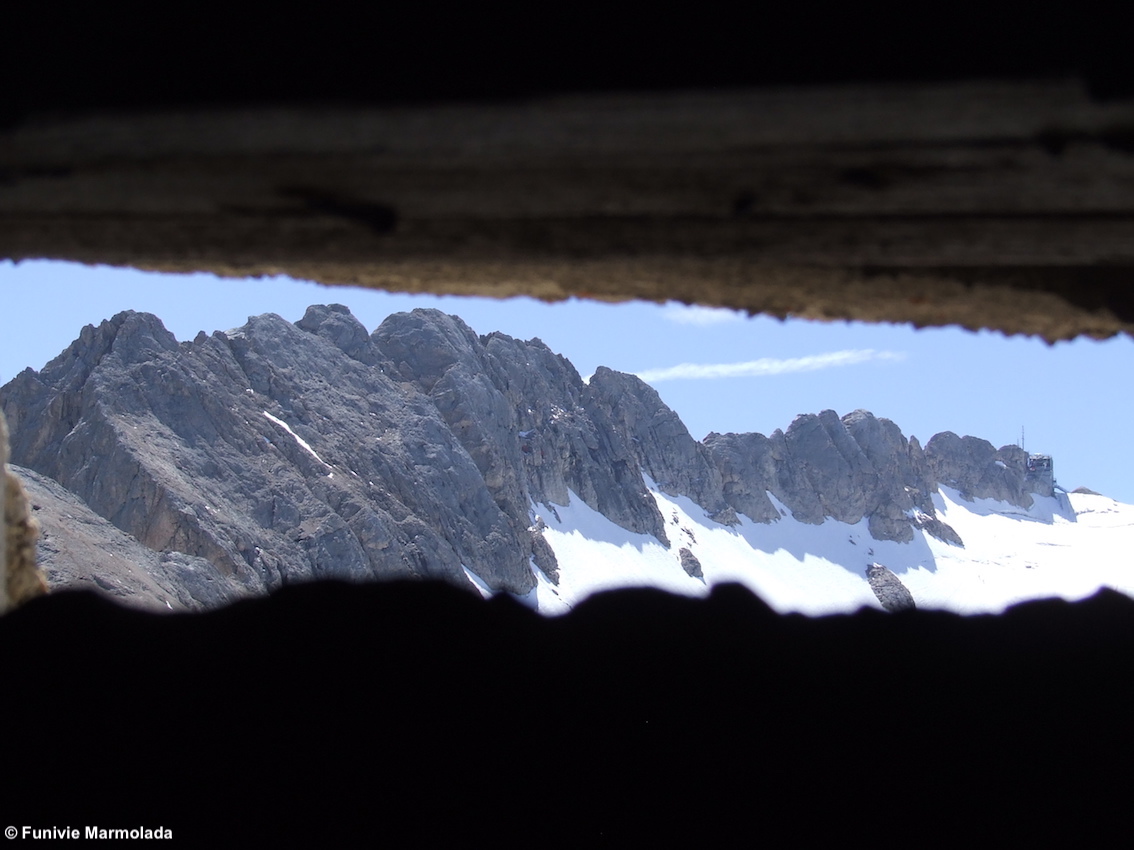 Le creste delle Marmolada dalla Zona Monumentale Sacra