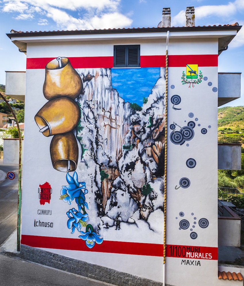 Il murale di Silvia Maxia