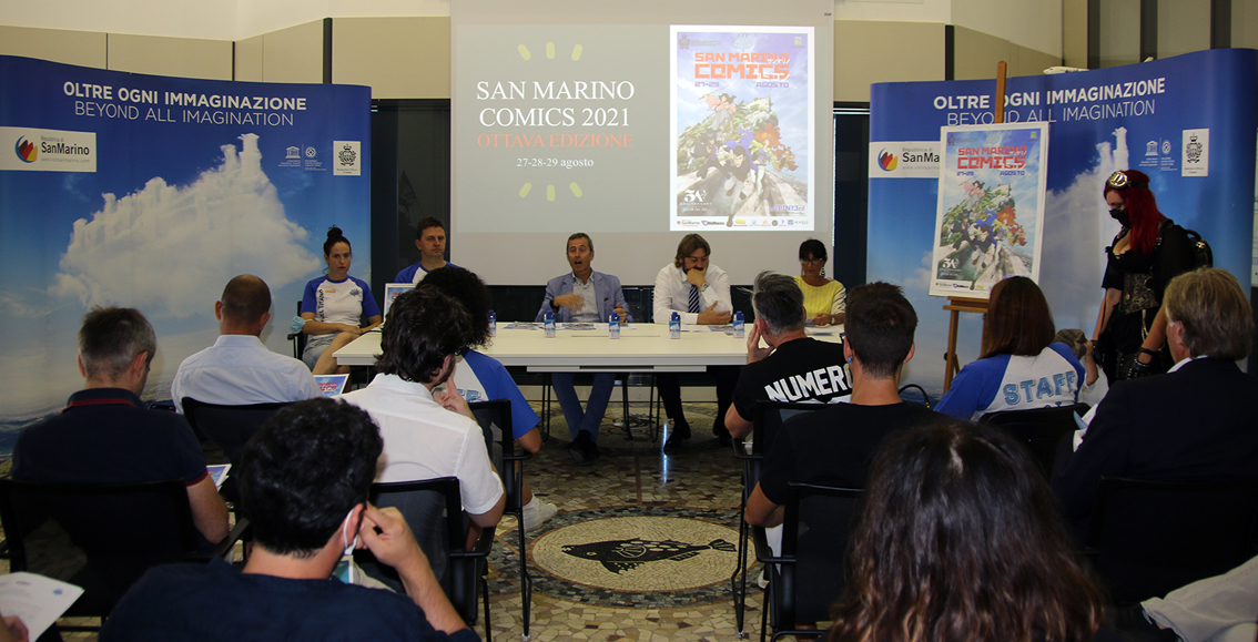 La presentazione di San Marino Comics 2021: sul Titano torna il Festival del fumetto e della cultura pop