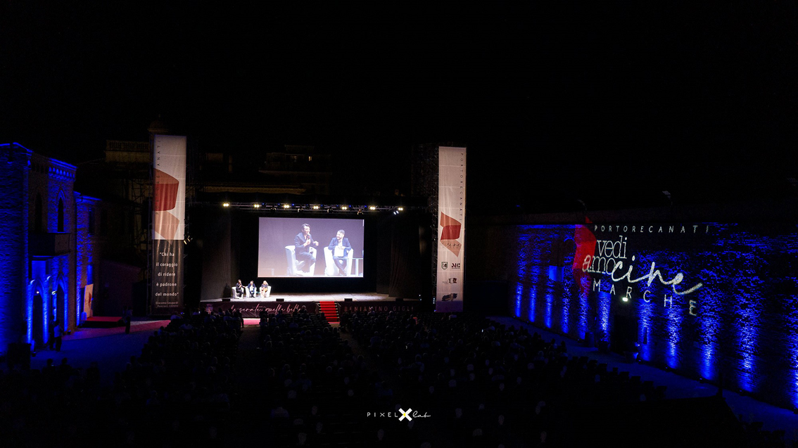 Porto Recanati, Arena B.Gigli, VediamoCineMarche, luglio 2020