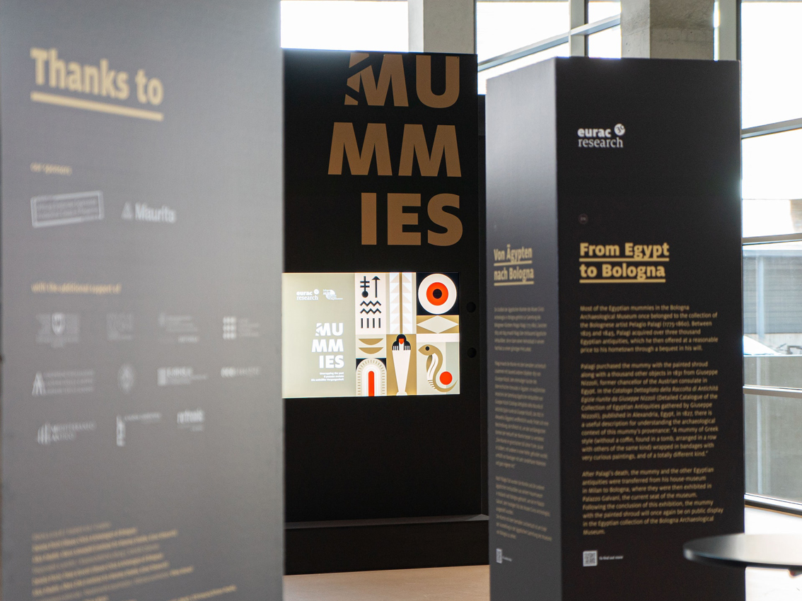 Due mummie egizie uniche restituite alla comunità scientifica e al pubblico grazie ad un progetto del Museo Civico Archeologico di Bologna e di Eurac Research di Bolzano che ha permesso uno studio approfondito e un accurato trattamento conservativo