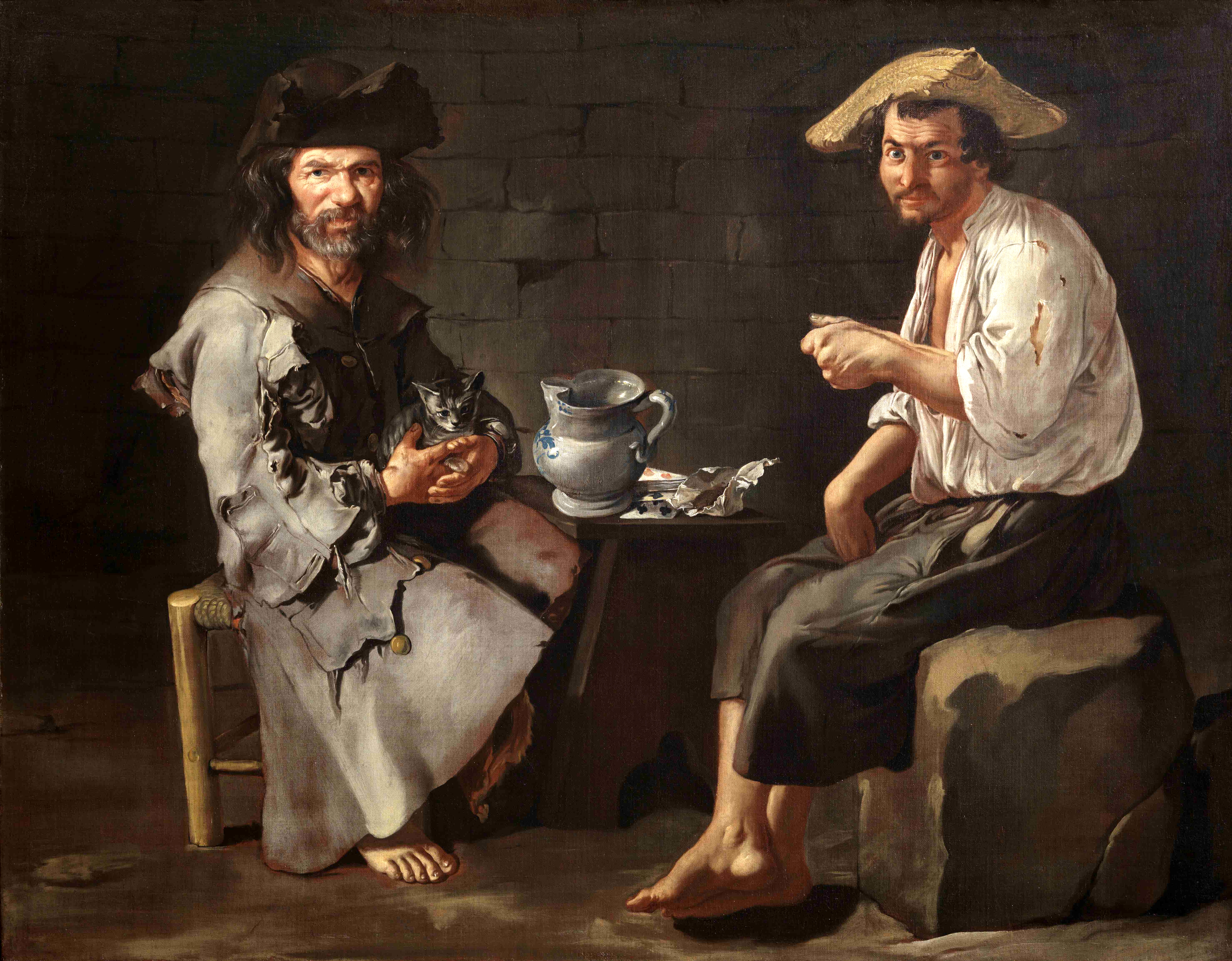 Giacomo Ceruti detto il Pitocchetto, Due Pitocchi, 1730-1734 circa, Brescia, Pinacoteca Tosio Martinengo