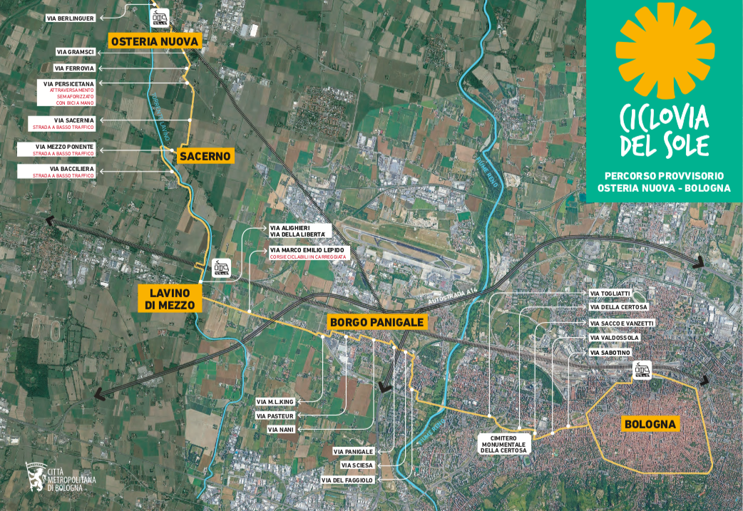 La Ciclovia del Sole compie un anno: si festeggia con nuove risorse e una CicloFesta che si terrà a settembre