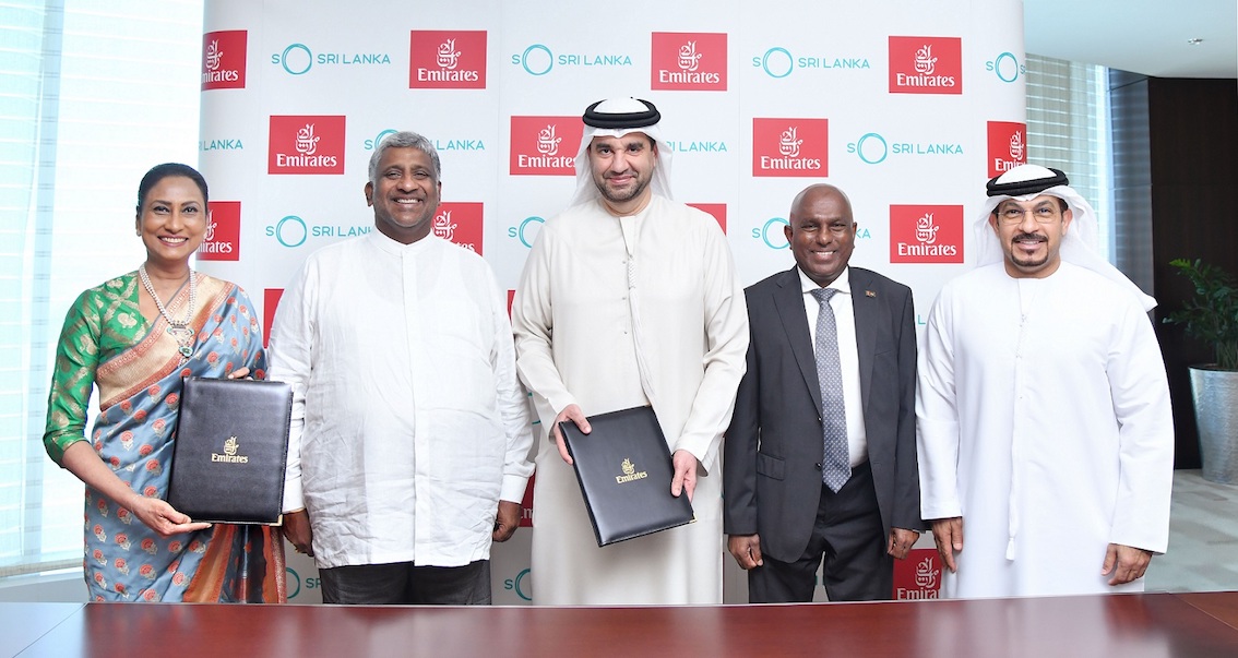 Accordo tra Emirates e Sri Lanka Tourism Promotion Bureau per favorire il turismo nel Paese