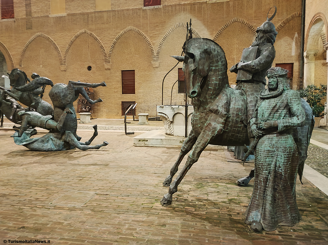 Ferrara, il fantastico mondo cavalleresco dell’Orlando Furioso prende vita nella Corte del Castello Estense