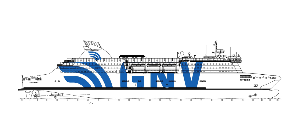 Entra in flotta la nave Gnv Spirit, salgono a 25 le unità a disposizione della compagnia del Gruppo Msc
