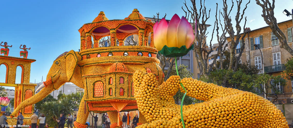 Costa Azzurra: a Mentone la Fête du Citron colora e profuma i luoghi più belli dell'elegante città mediterranea
