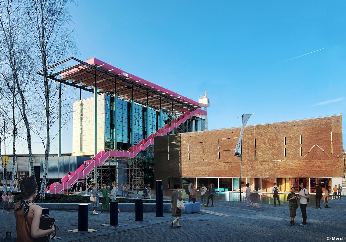 Al Rotterdam Architecture Month 2022 imponente installazione a grande altezza progettata dagli architetti del rinomato studio Mvrdv