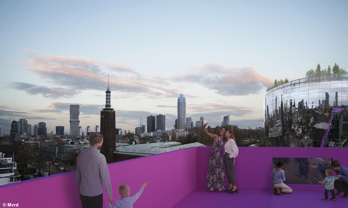 Al Rotterdam Architecture Month 2022 imponente installazione a grande altezza progettata dagli architetti del rinomato studio Mvrdv