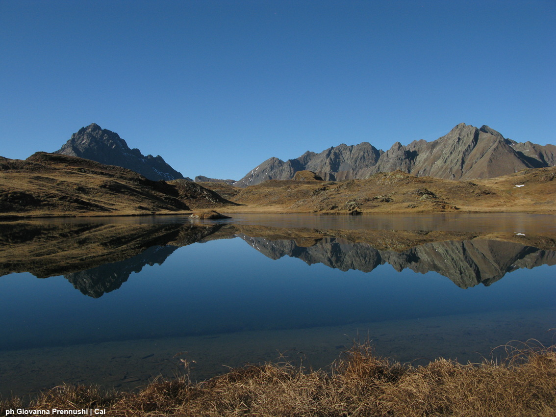 Il Pizzo Coca e il Lago di Val Cerviera