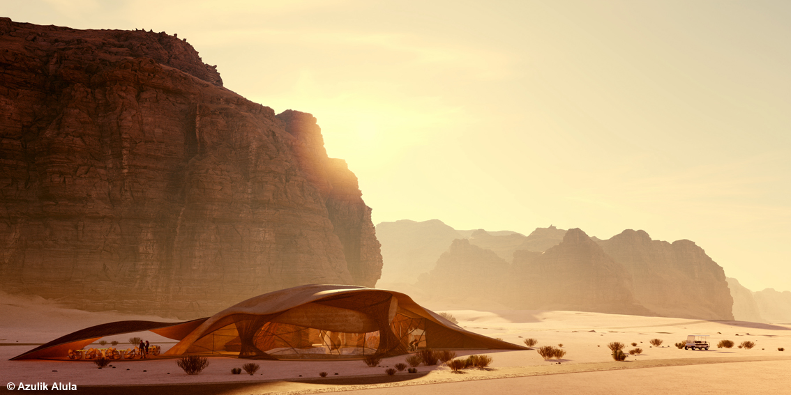 Connessione sensoriale tra ospiti e patrimonio naturale: ad AlUla un incredibile eco-luxury resort per un luogo da favola