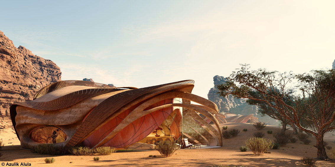 Connessione sensoriale tra ospiti e patrimonio naturale: ad AlUla un incredibile eco-luxury resort per un luogo da favola