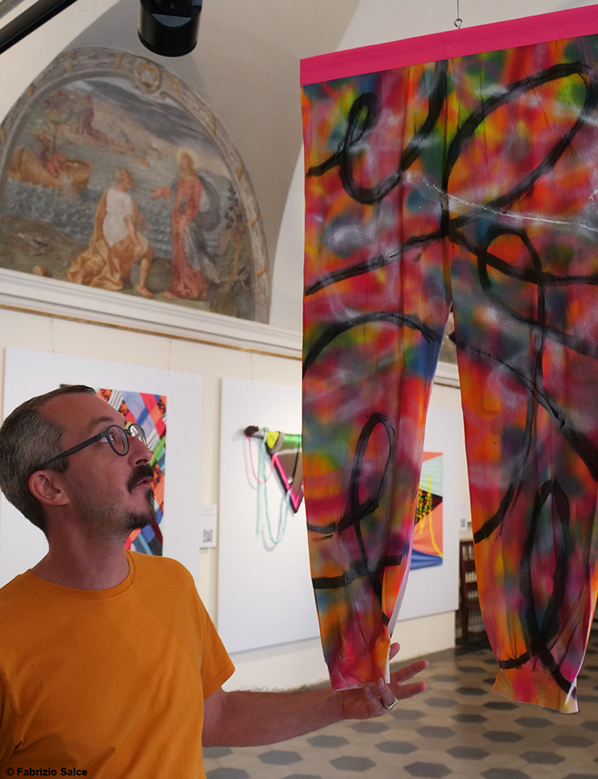 L'artista Giulio Zanet