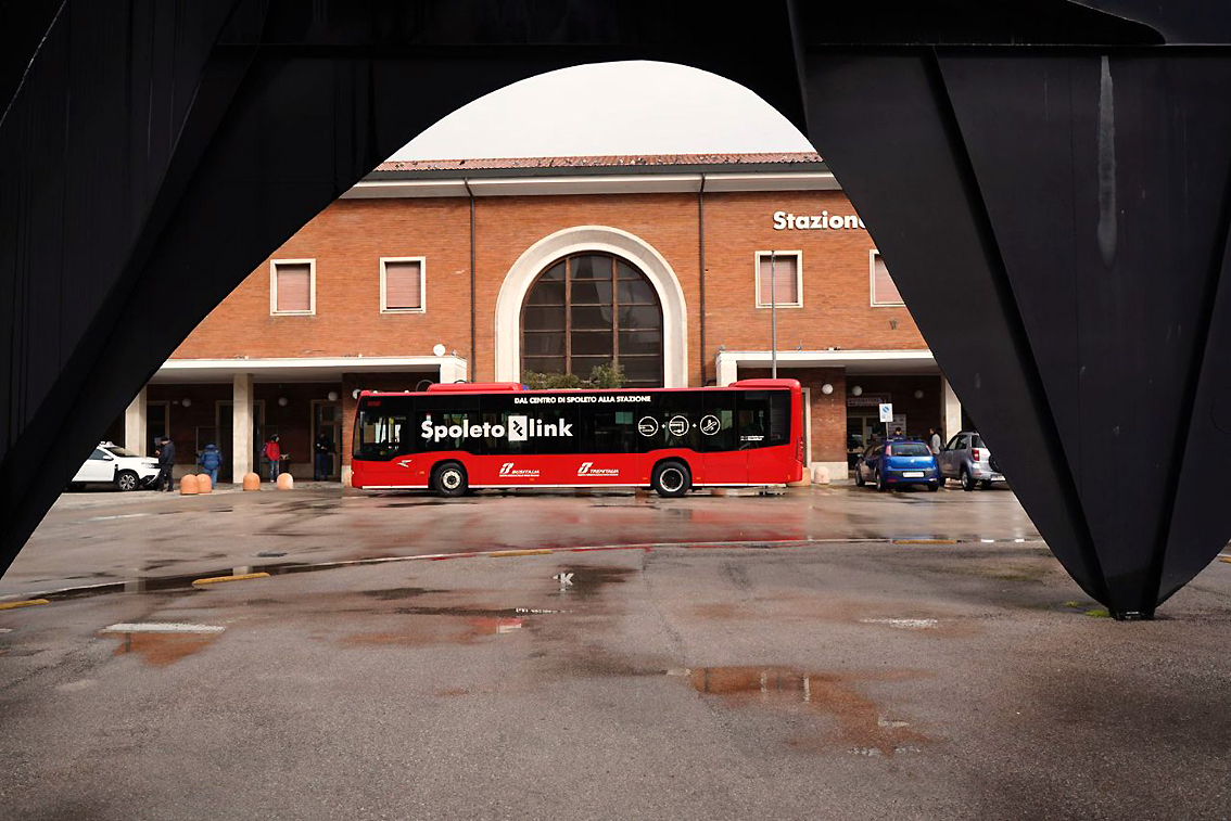 Spoleto più facile con la combinazione treno+bus: nella Città del Festival debutta Link, la nuova soluzione intermodale