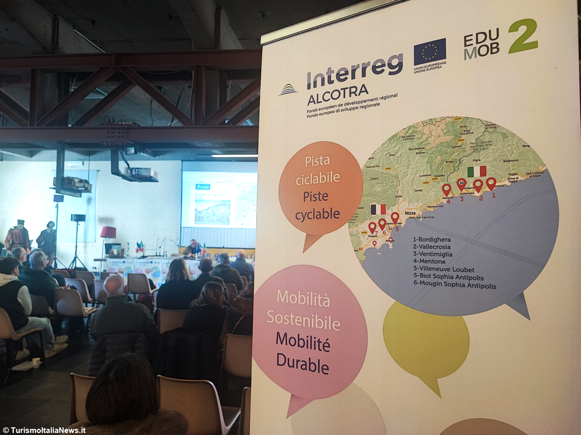 Il convegno svoltosi al Forte dell'Annunziata a Ventimiglia a conclusione di Edu-Mob2
