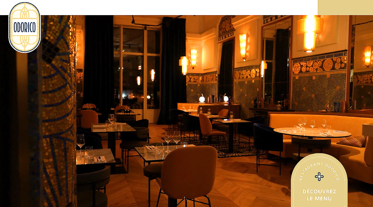 Menù a sorpresa ed eco-impegno al Restaurant Odorico di Angers, viaggio gastronomico nel know-how di Isidoro Odorico, mosaicista italo-bretone
