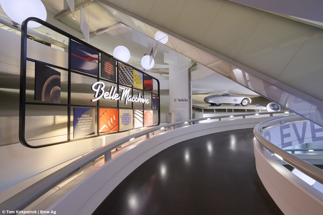 L’eleganza prende velocità: l’anima italiana dietro le forme Bmw, con “Belle Macchine” il nostro design va in mostra