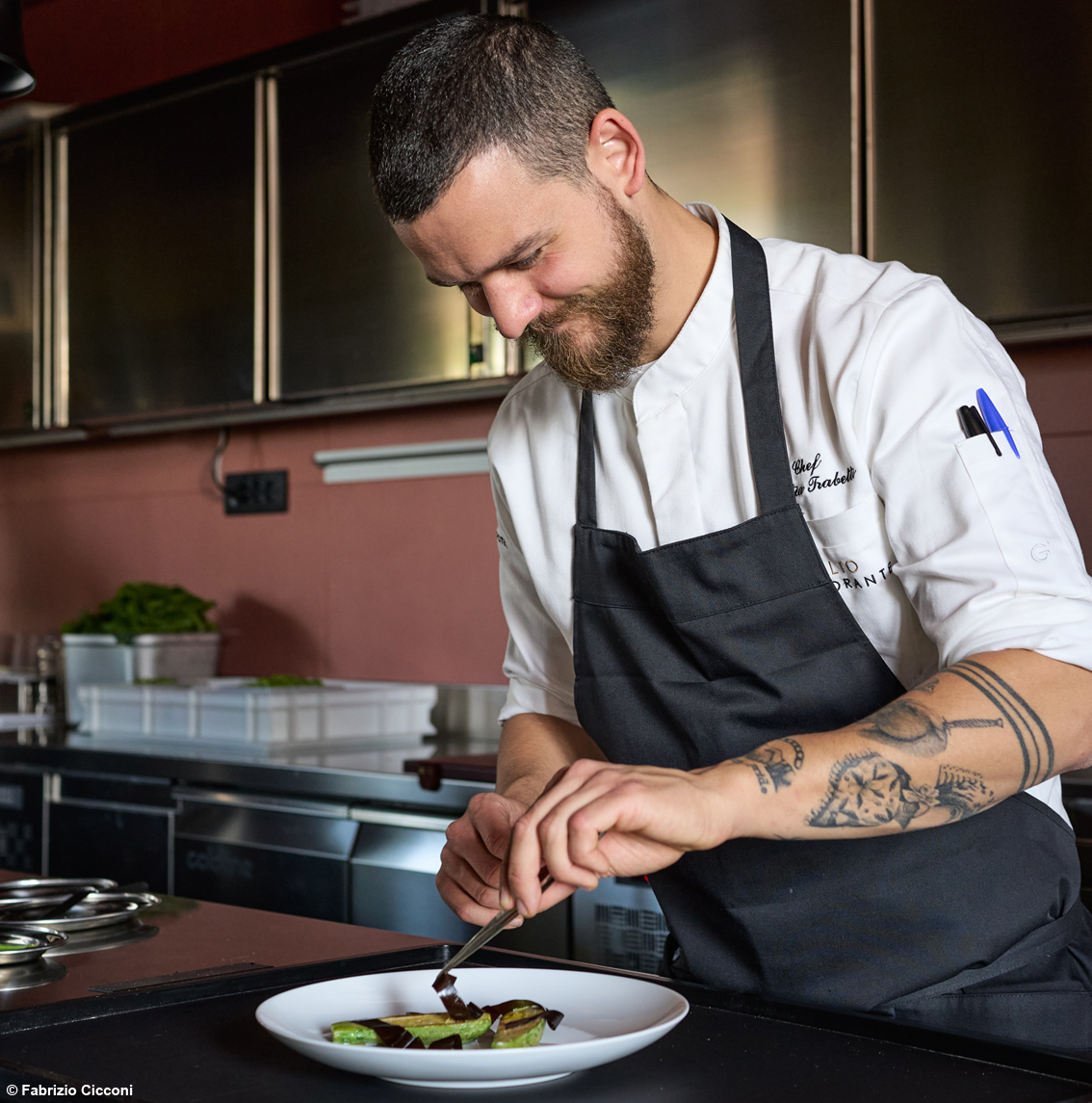 Mattia Trabetti, Ristorante Alto