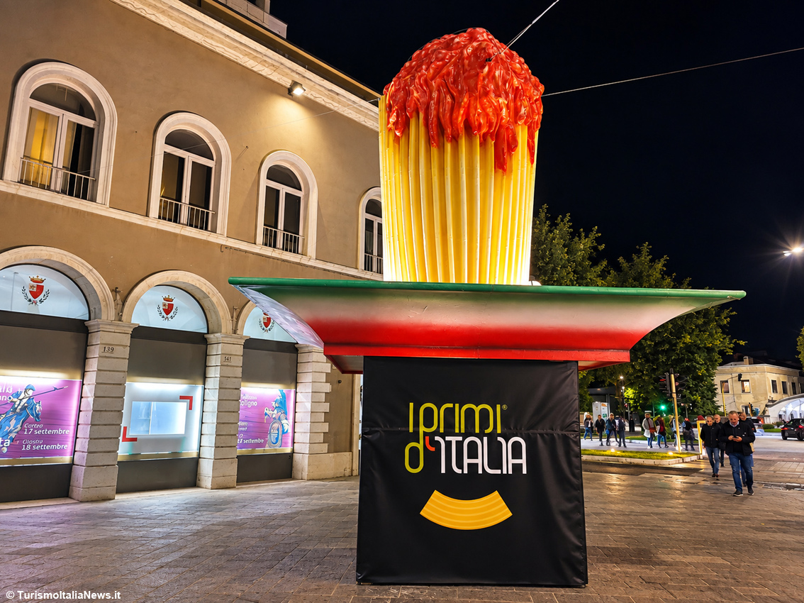 L’Italia è servita: Foligno cala gli assi della pasta, quattro giorni con il festival I Primi d’Italia