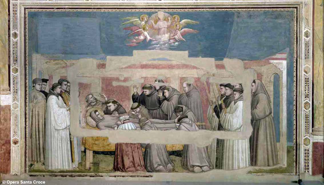 Giotto, la rivoluzione riemerge dalle pareti: a Santa Croce in Firenze rinascono le Storie di San Francesco