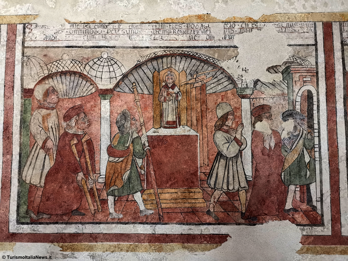 Un affresco della cattedrale di Concordia Sagittaria